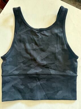 Lululemon Black Camo Tight Tank